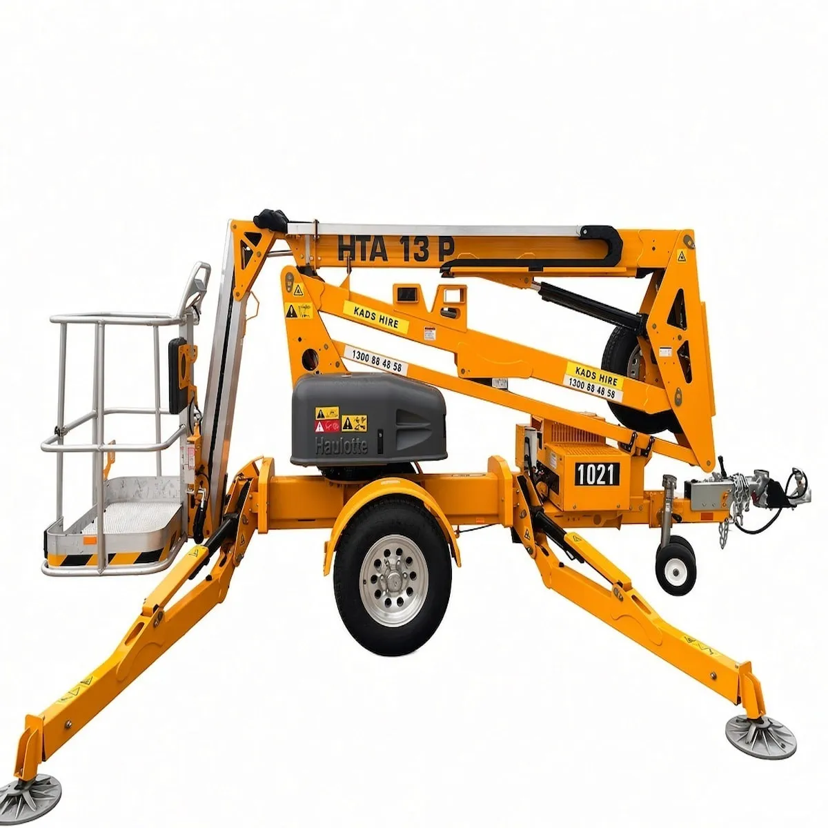 34FT Articulated Tow-Around Boom Electric Haulotte HTA 13P